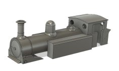 LCDR Class T Steam Engine 3D Printer Model