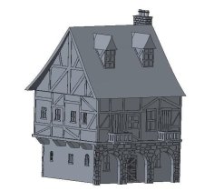 Another Tudor Style House For Wargaming 3D Printer Model