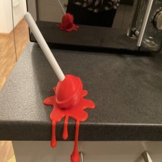 Melting Lollipop 3D Printer Model