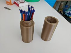 Pencil Case / Screw Capsule 3D Printer Model