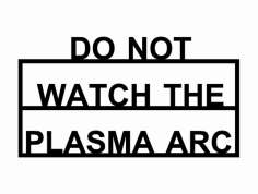 Plazma Ark İşareti dxf Dosyasını İzlemeyin