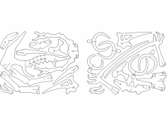 Flugsaurier 01 dxf File