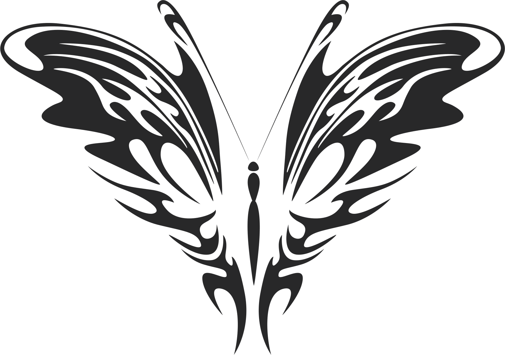 Butterfly Vector Art 026 Free Vector