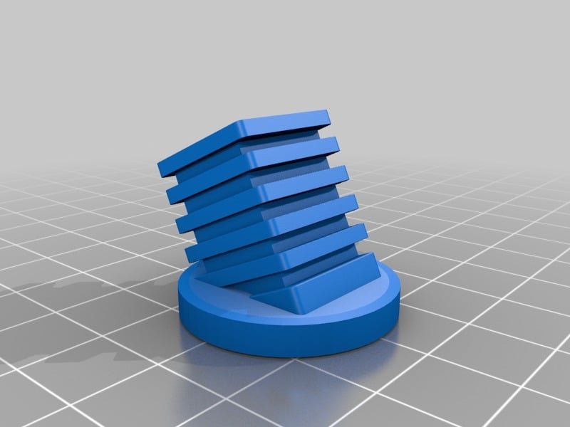 Replacement Plastic Chair Feet For Square Metal Tubing 3D Printer Model