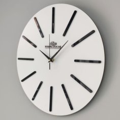 Laser Cut Decorative Mirrored Wall Clock Modern Minimalist Wall Clock