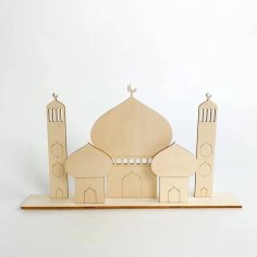 Laser Cut Little Muslim Masjid Wooden Activity Kit
