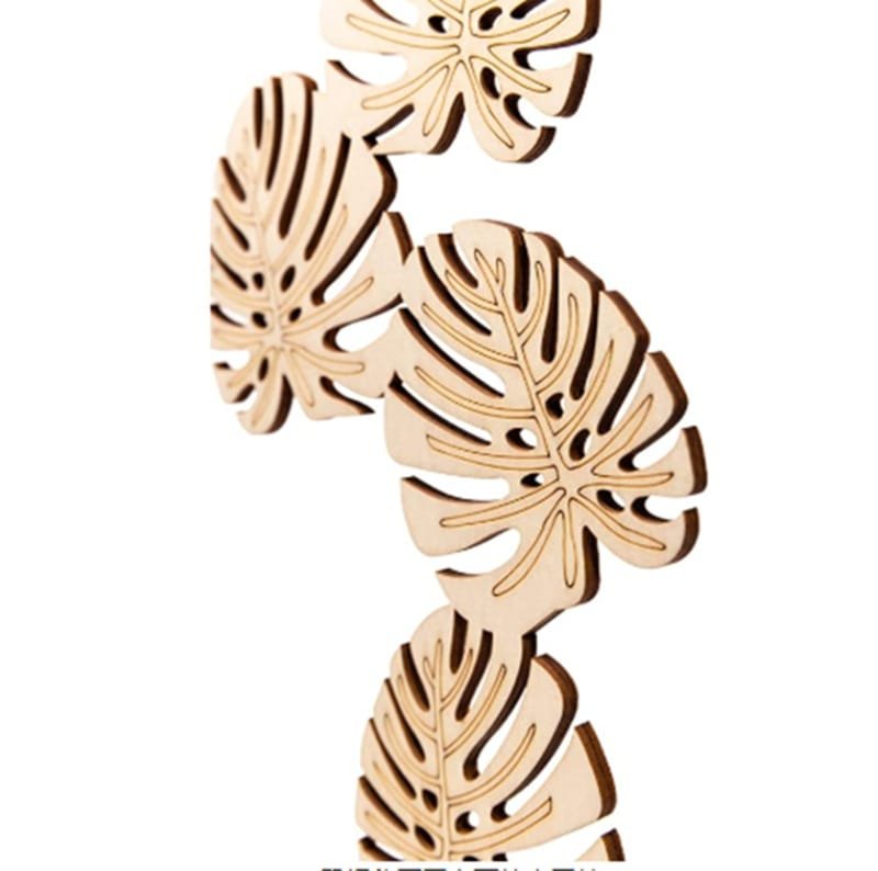 Laser Cut Monstera Leaf Plant Trellis Climbing Monstera Plant Pot Trellis