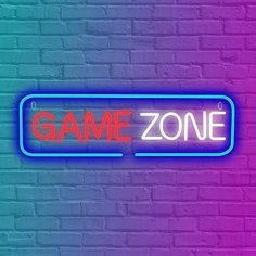 Laser Cut Game Zone Neon Sign Game Room Neon Light