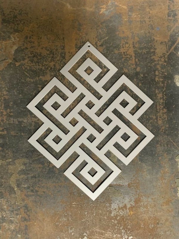 Laser Cut Eternal Knot Wall decoration, Celtic Wall Art