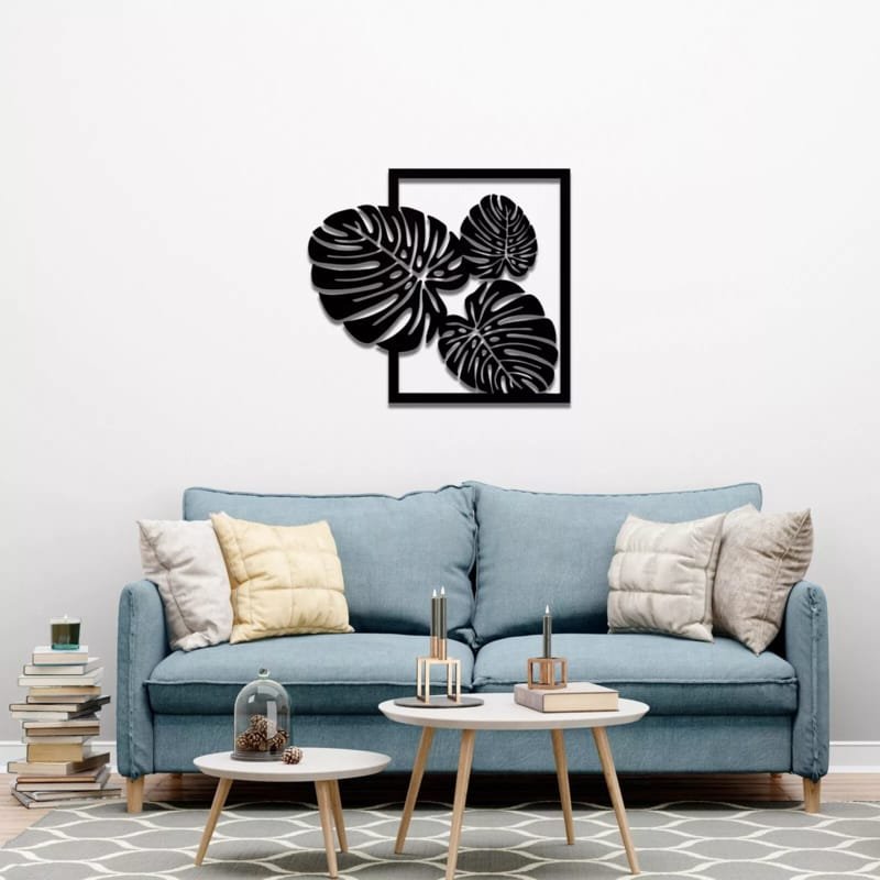 Laser Cut Monstera Leaf Wooden Wall Art Bold Tropical Modern Hanging Decor