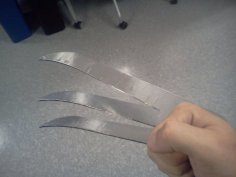 Laser Cut Wolverine Claws (Laser Cutter Design)