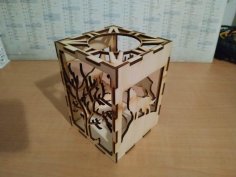 Laser Cut Candle Holder