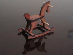 Laser Cut Rocking Horse