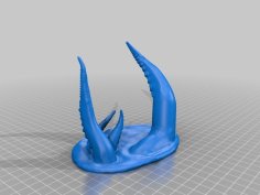 Tentacle Tape Cutter With Teeth 3D Printer Model