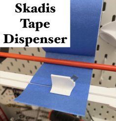 Skadis Tape Dispensor 3D Printer Model