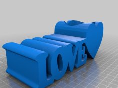 Love Heart Planter 3D Printer Model