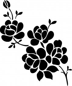 Floral Stencils Art Stock Illustration - Download Image Now