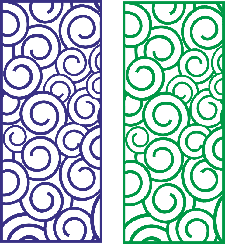 Pantalla de partición Abstract Circle Lines