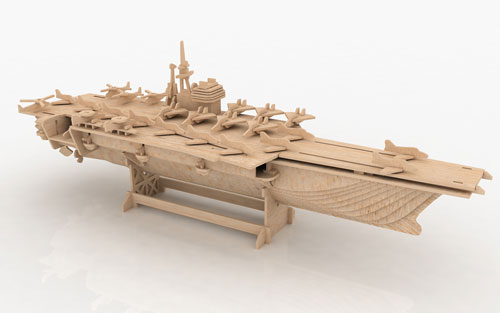 Uçak gemisi 3D Bulmaca