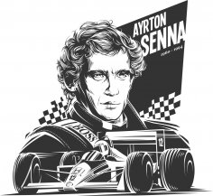 Vecteur d'Ayrton Senna