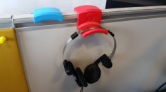 Office Headphones Hanger 3D Printer Model