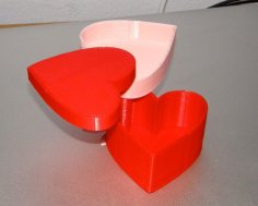 Modular Heart Box For Valentines Day 3D Printer Model