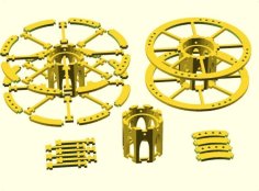 Yet Another Printable Spool 3D Printer Model