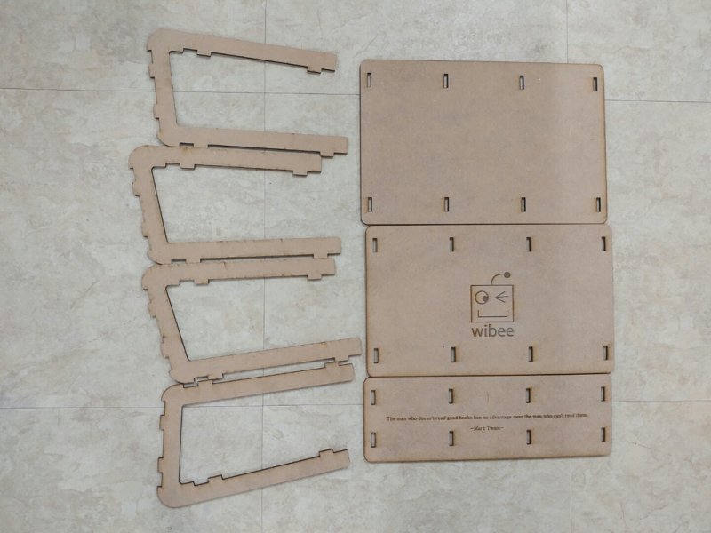 Laser Cut Cantilever Laptop Stand SVG File