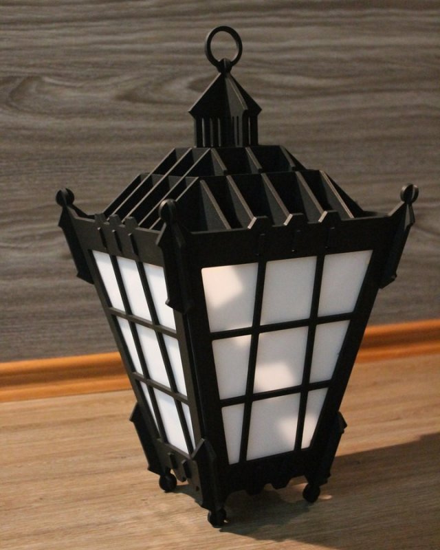 Laser Cut Wall Lantern