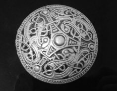 Viking Brooch 3D Printer Model