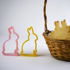 Easter Bunny Cookie Cutter 3D Printer Model