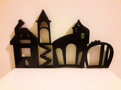 Halloween City – Wall Picture 3D Printer Model