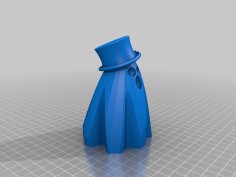 Boo-Sheet – Ghost With TopHat 3D Printer Model