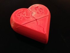 Custom Heart Box 3D Printer Model