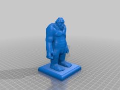 BigFoot Sasquatch Miniature 3D Printer Model