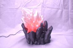 Crystal LED Lamp 3D Printer Model