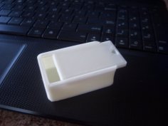 Customizable Round Box With Lid 3D Printer Model