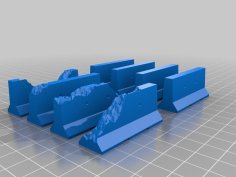 Jersey Barriers For 28mm Gaming 3D Printer Model