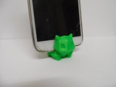 Pokemon Bulbasaur- Low Poly – Keyring Phone Stand 3D Printer Model