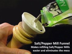 Salt & Pepper Mill Funnel 3D Printer Model