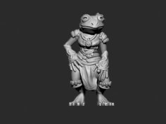 Female Grung – D&D Tabletop Miniature 3D Printer Model