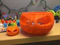 Makies Pumpkin Candy Bowl 3D Printer Model