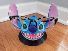 Stitch Eyeglass Holder 3D Printer Model