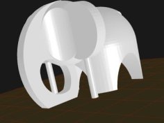 Toy Elephant 3D Printer Model