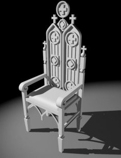 Royal Throne 3D Printer Model