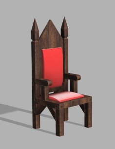 Medieval Dining Chair 3D Printer Model