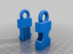 Key Ring Buckle – On End 3D Printer Model