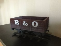 5 Plank Open Wagon For 16mm Scale Garden Railway 3D Printer Model