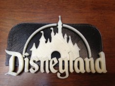 Disney Castle + Keychain 3D Printer Model