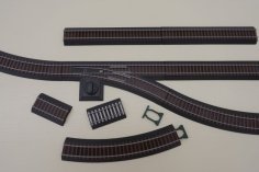 9mm Scale N Tracks 3D Printer Model